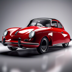 Studien einer KI zum Thema Porsche 356 | ORA
